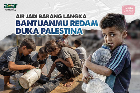 Sedekah Air Bersih untuk Saudara Palestina