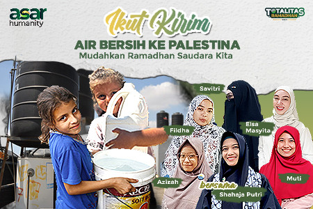Alirkan Air Bersih Untuk Kehidupan Palestina