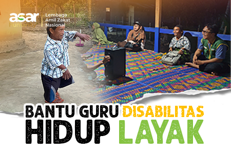 Tunaikan Sedekah Terbaik untuk Guru dengan Keterbatasan Fisik