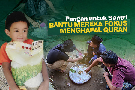 Dukung Perjuangan Santri Penghafal Quran