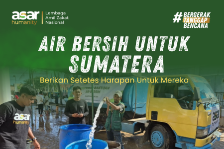 Donasi Air Bersih dan Sanitasi untuk Penyintas Bencana Sumatera