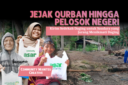 Sedekah Daging darimu, Ribuan Senyum di Pelosok Negeri