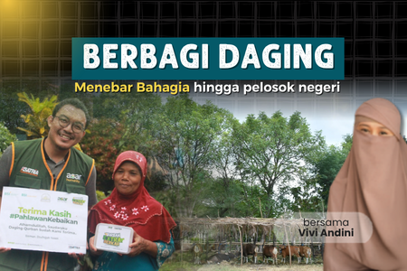Sepotong Daging darimu, Kebahagiaan Besar bagi Mereka di Pelosok