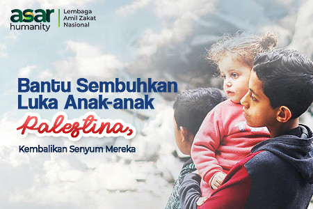 Bantu Sembuhkan Luka Anak-Anak Palestina, Kembalikan Senyum Mereka
