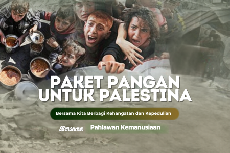 Peluk Hangat Saudara Gaza dengan pangan darimu