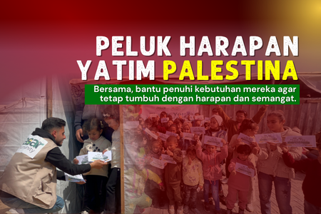 Jangan Biarkan Yatim Palestina Berjuang Sendirian